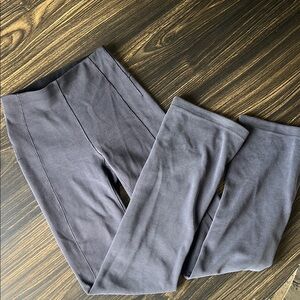 Lululemon Washed Black Ribbed Flare Pants